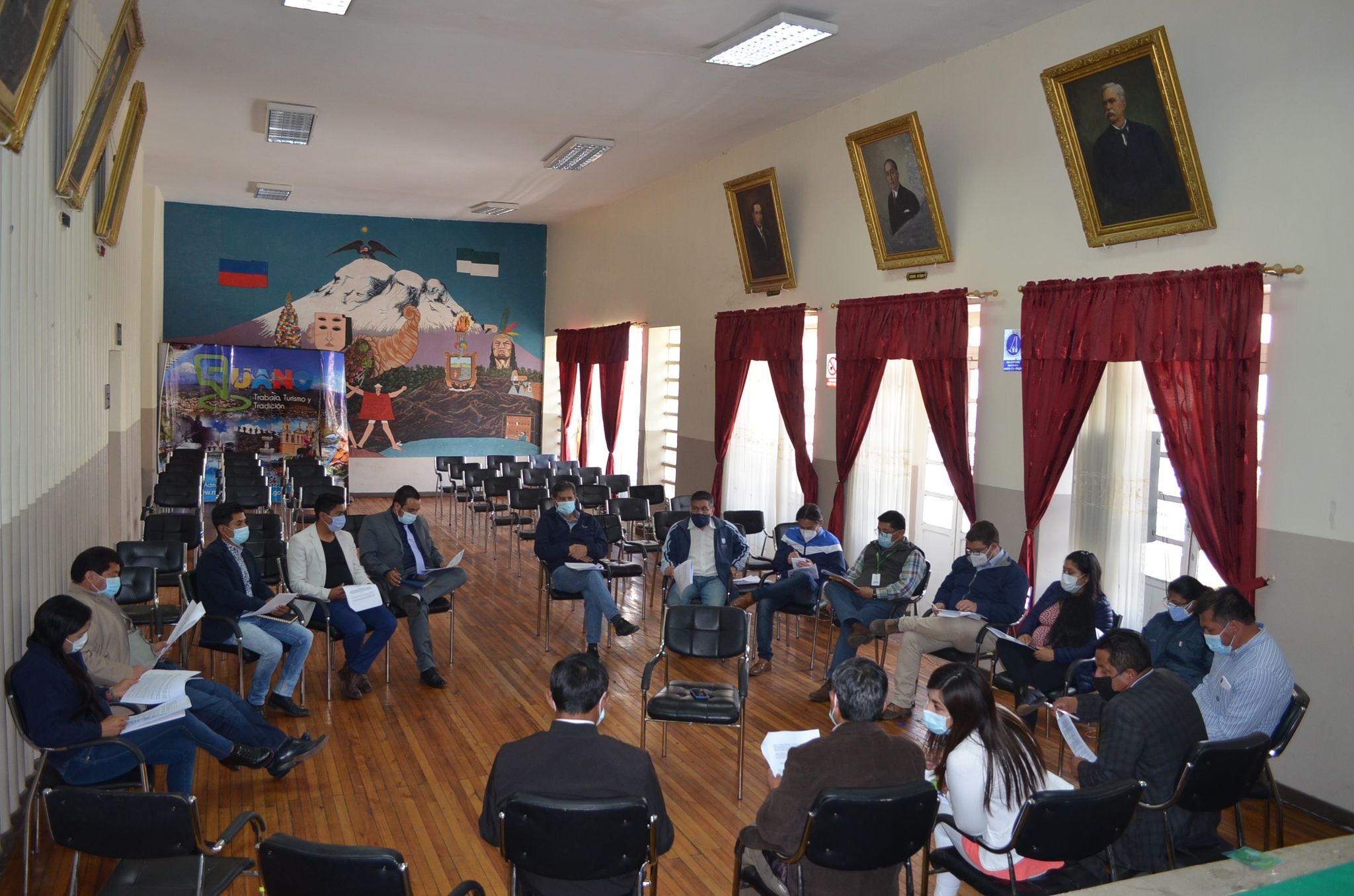 GAD GUANO COMISIÓN DE LEGISLACIÓN Y FISCALIZACIÓN REALIZÓ SESIÓN EXTRAORDINARIA 